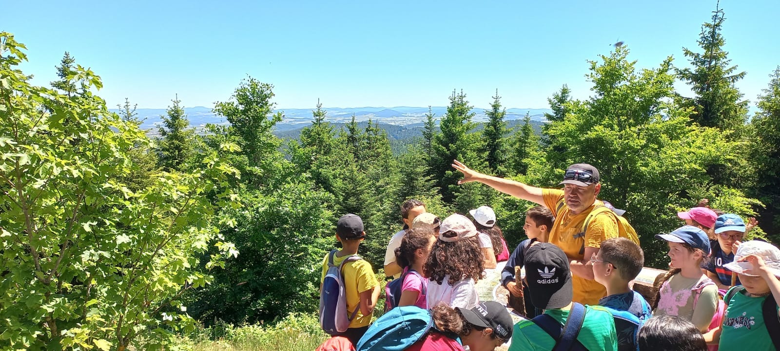 Balade au lac du Bouchet pour les écoliers de Ste Thérèse
